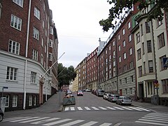 Straße in Etu-Töölö
