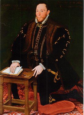 Томас Перси, 7-й граф Нортумберленд. Портрет кисти Стефана ван дер Мёлена, 1566 год.