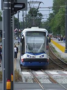 Tram PESA 122N in Bydgoszcz