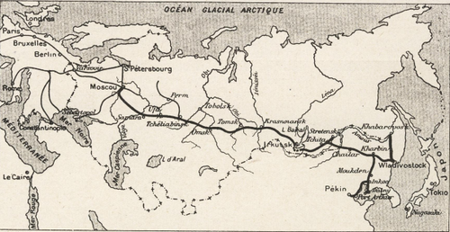 Bản đồ đường sắt xuyên Xi-bê-ri