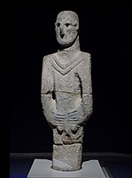 La estatua expuesta en el Museo Arqueológico de Sanliurfa.