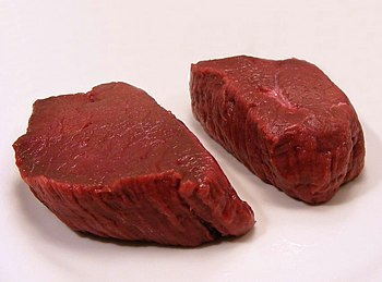 Venison Steaks 29,80 p/kg @ Baars Poelier, Mar...