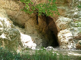 Eingangsportal der Veronikahöhle