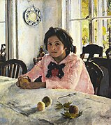 Valentin Serov, The girl with peaches (1887)