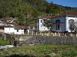 Usina hidrelétrica no centro de Wenceslau Braz