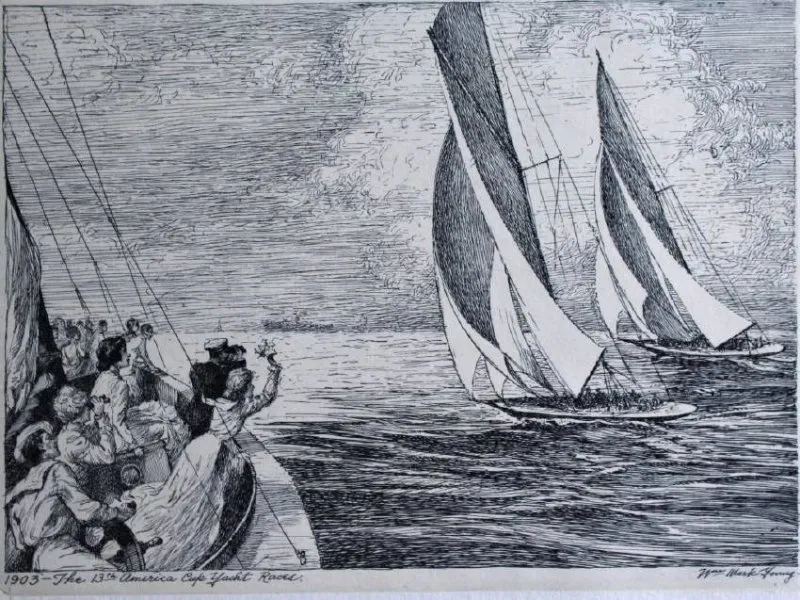 File:William Mark Young - 1903 The 13th America Cup Yacht Race.webp