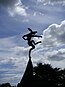 Barry Flanagan: Large Nijinsky Hare on Anvil Point (2001); Yorkshire Sculpture Park
