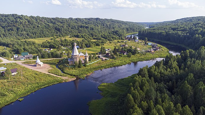 29. Никольская церковь, Согиницы, Подпорожский район, Ленинградская область Автор — Полушин Данил