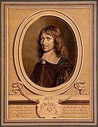 Estampe de Nicolas Fouquet réalisée en 1661 par le graveur.