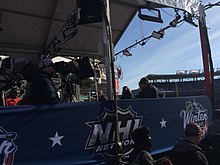 The NHL Network's broadcast set at the 2015 NHL Winter Classic in Washington, D.C. 2015 NHL Winter Classic 2015-01-01 12.36.45 (17429222462).jpg