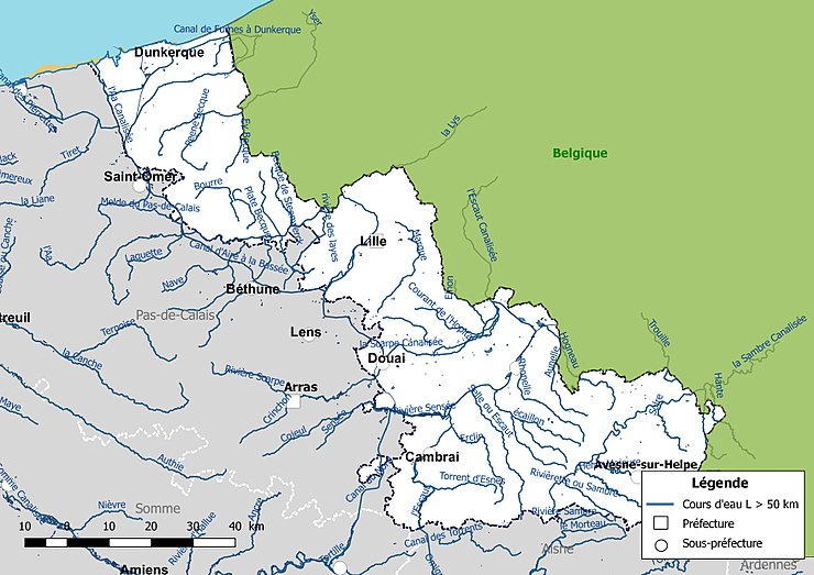 Liste Des Cours D Eau Du Nord Wikiwand