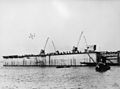 The Admiralty IX Floating Dry Dock at Singapore Navy Base, one of the targets in the USAAF bombings in 1945.