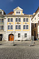 Wohnhaus, nach rechts frei stehend, mit Stadthaussaal (Goldenes Schiff)