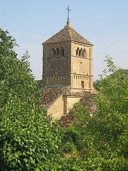 Skyline of Ameugny