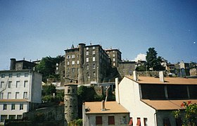 Annonay depuis l'avenue de l'Europe