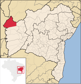 Kart over Formosa do Rio Preto