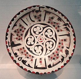 Bowl, Iran or Afghanistan, 10th century AD, earthenware painted under glaze - Freer Gallery of Art - DSC05262.JPG