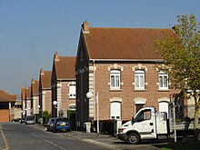 Photographie montrant la cité de la fosse n°4