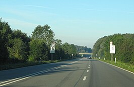 2+1-weg bij Gronau in de richting van Enschede