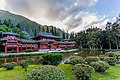 El templo de Byodo-In en la isla de Oahu en Hawái, Estados Unidos