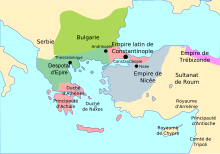 les différents empires en 1230