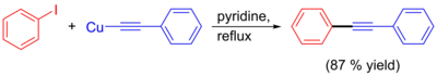 Application of Castro-Stephens coupling with phenyliodine