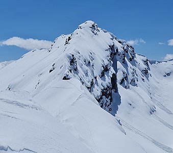 Blick nach Süden zum Cima di Camutsch.