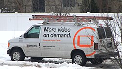 Comcast service van, Ypsilanti Township, Michigan Comcast service van.jpg