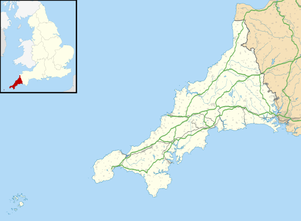2022–23 South West Peninsula League is located in Cornwall