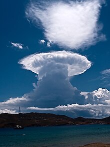 Single-cell Cumulonimbus capillatus incus Cumulonimbus-incus mykonos.jpg