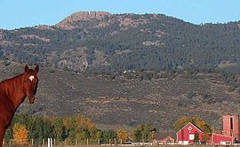马牙山常被用作科林斯堡的象征
