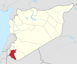 Die Lage der Provinz in Syrien