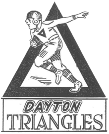 Description de l'image Dayton Triangles (AFPA) logo.png.