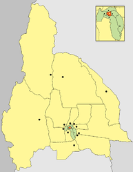 Dipartimento di Capital – Mappa