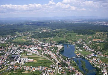 Panorama von Duga Resa (Mai 2008)