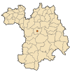 Carte de localisation de la wilaya de Sétif