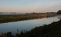 Elst, die Linge bei der Bahnübergang