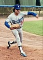 Fernando Valenzuela, pitcher for the LA Dodgers and winner of two world series