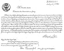 First United States patent FirstUSpatent.jpg