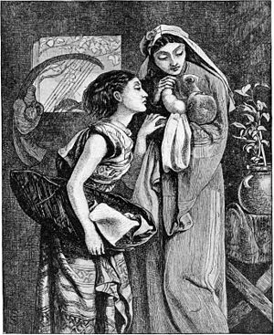 Jocheved, Miriam, and Moses (illustration from...