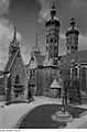Østre kor med trekongerskapellet og Ekkerhardtfontenen. Foto: Richard Peter (1895–1977)