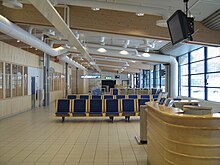 Departure hall of the airport Gate 30 at Harstad-Narvik airport.jpg