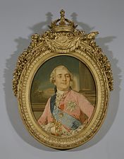 A tapestry portrait of Louis XVI from the Gobelins Manufactory