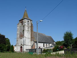 The church of Hézecques