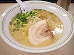 Hakata ramen with tonkotsu soup