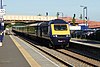 A train at Honeybourne station in 2013