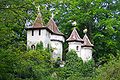 Het kasteel van Doornroosje in het Sprookjesbos in de Efteling