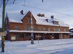 Kirunas gamla centralstation.