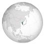 Korea (orthographic projection).svg