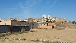 Skyline of Langa del Castillo